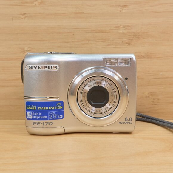 Olympus FE-170 6MP Digital Camera, with 3X Optical Zoom - Picture 1 of 10